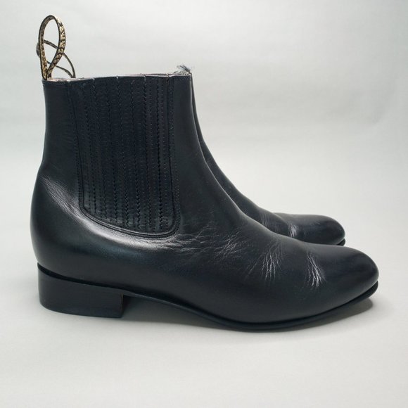 Besserro Other - Black Leather Western Genuine Leather 9.5 Besserro Boot
